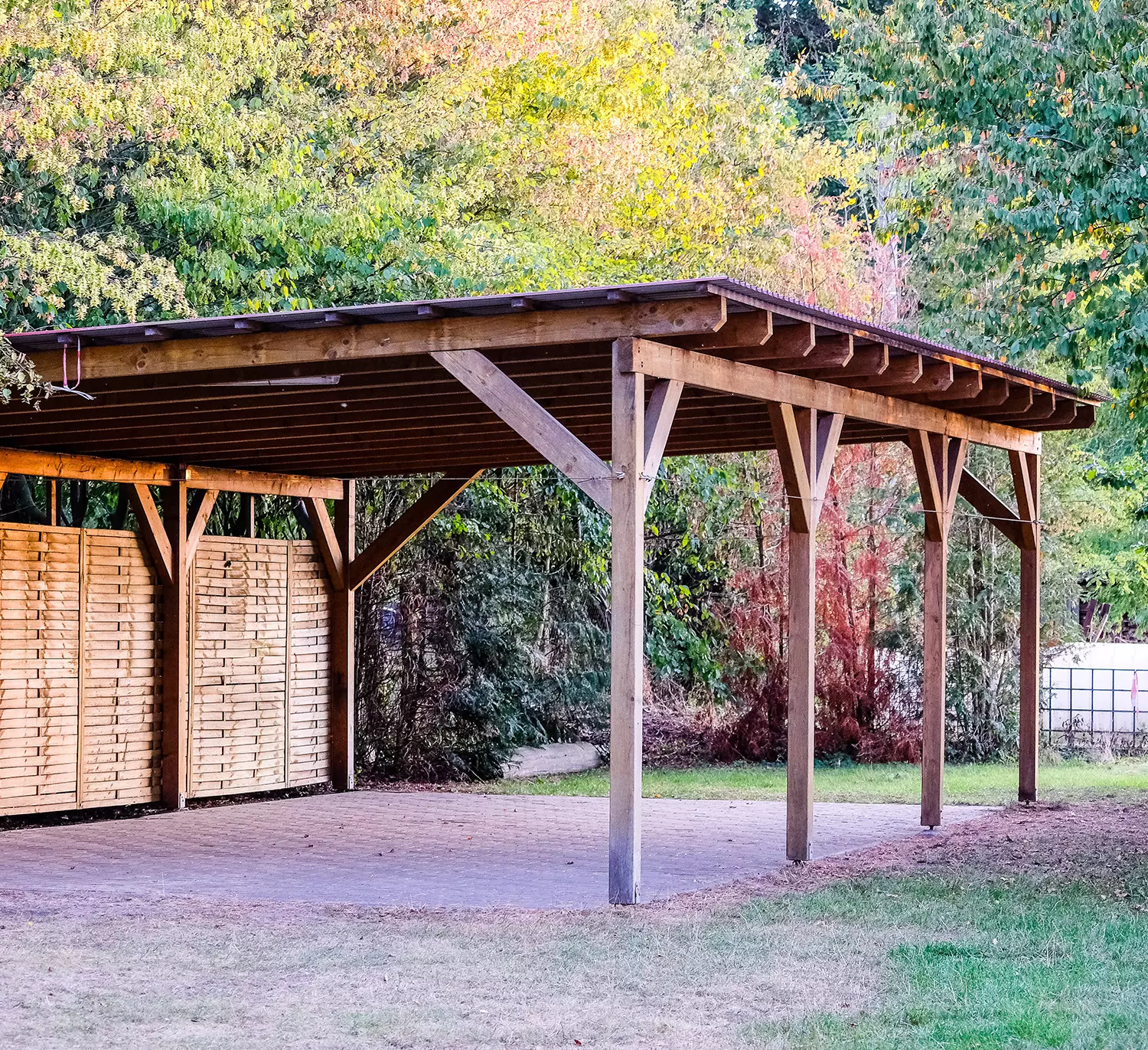 pose de carpots en bois prés de Montpellier