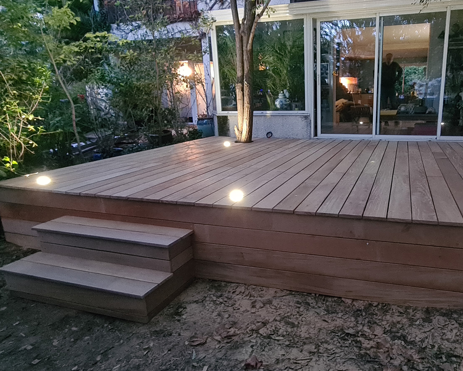 créqtion de terrasse en bois dans l'Hérault
